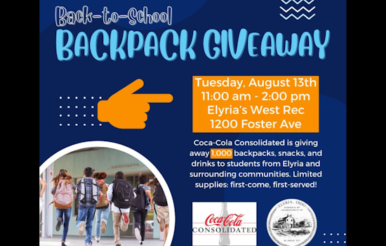 Coca-Cola Consolidated Partners with City of Elyria to Donate 1,000 Backpacks for Local Students