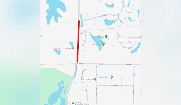 Collierville Commuters Alert - Lane Closure on Houston Levee Road for Sidewalk Improvements Aug 26-30