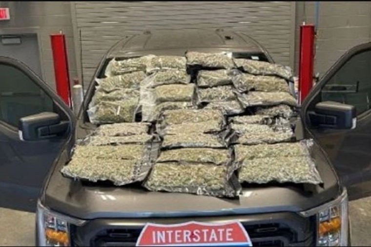 Comal County Man Arrested in Williamson County Traffic Stop with Over 32 Pounds of Marijuana Seized