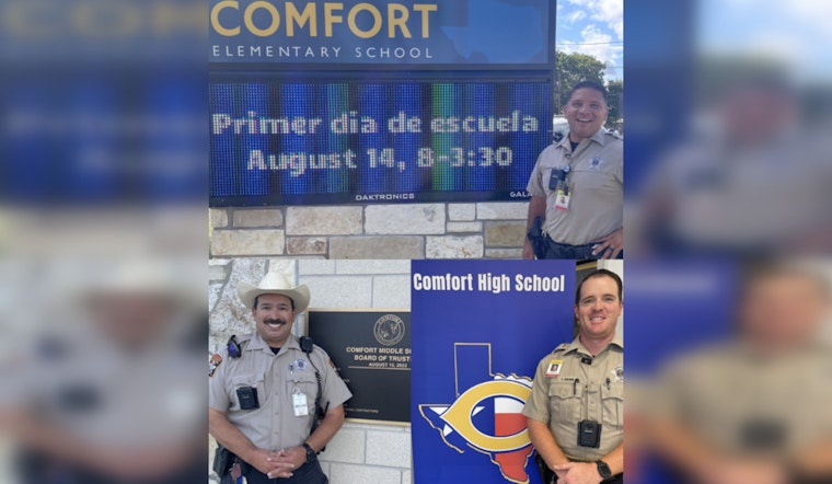 Comfort ISD Emphasizes Student Safety as New Academic Year Begins, SROs Poised to Protect and Serve