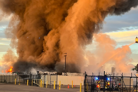 Commerce City Warehouse Fire Extinguished, No Injuries Reported and Roads Reopened