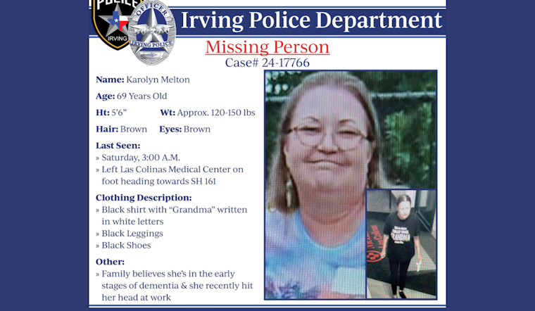 Community Efforts Lead to Rapid Location of Missing Woman in Irving