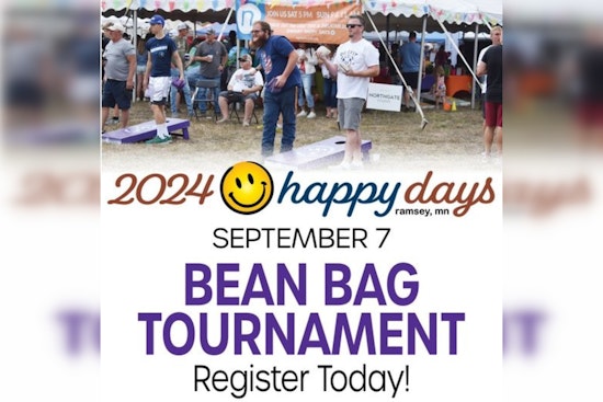 Competitive Cornhole, Ramsey's Happy Days Bean Bag Tournament Offers Fun and Prizes on September 7