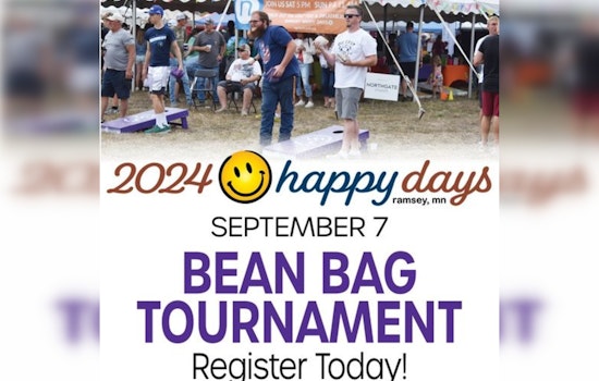 Competitive Cornhole, Ramsey's Happy Days Bean Bag Tournament Offers Fun and Prizes on September 7