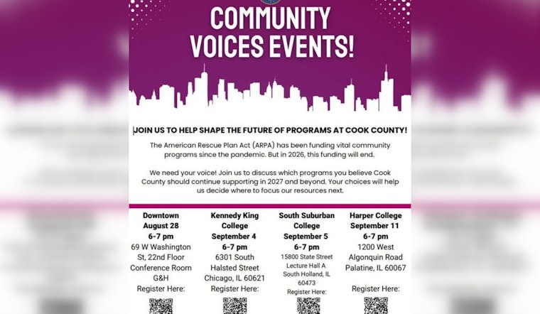 Cook County Invites Public Insight on Federal Fund Allocation for Future Initiatives