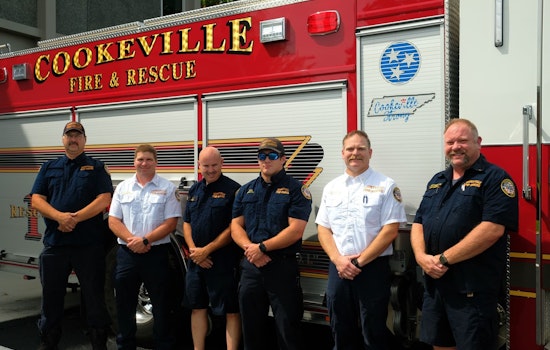 Cookeville Fire Department Secures 4th Place in Tennessee for Exceptional Training Standards
