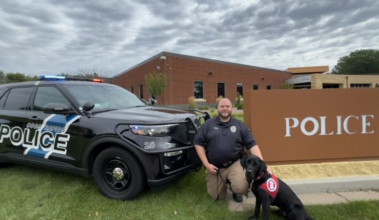 Coon Rapids Police Department Welcomes Gizmo, a Service Dog Donated by Can Do Canines