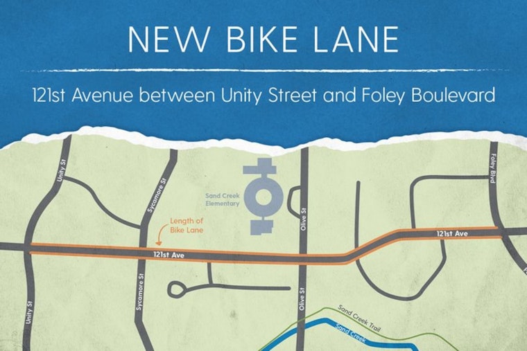 Coon Rapids Rolls Out New Bike Lane on 121st Avenue as Part of Active Transportation Plan
