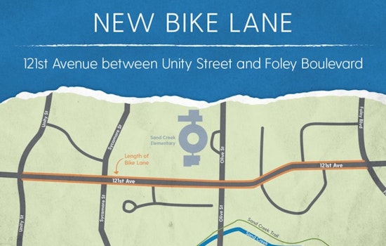 Coon Rapids Rolls Out New Bike Lane on 121st Avenue as Part of Active Transportation Plan