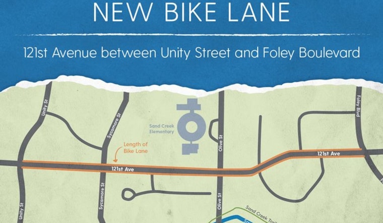 Coon Rapids Rolls Out New Bike Lane on 121st Avenue as Part of Active Transportation Plan