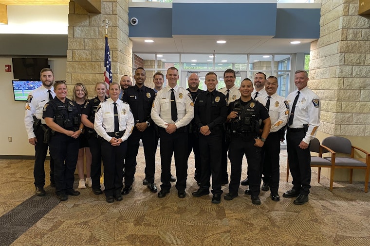 Coon Rapids Welcomes New Officers and Celebrates Promotion Within Police Department
