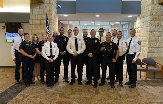 Coon Rapids Welcomes New Officers and Celebrates Promotion Within Police Department