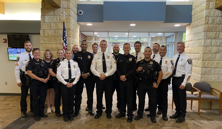 Coon Rapids Welcomes New Officers and Celebrates Promotion Within Police Department