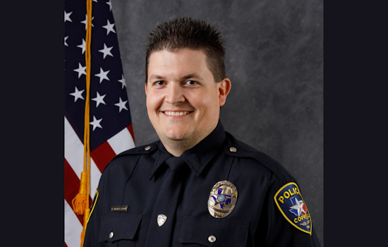 Coppell Celebrates Officer Witherspoon's Promotion to Corporal after Years of Dedicated Service