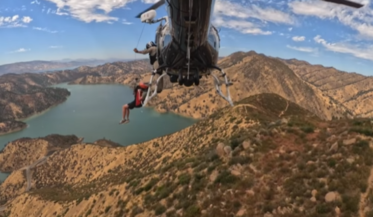 VIDEO: Courageous Rescue on Blue Ridge Trail, CHP Air Crew and Vacaville Firefighters Save Distressed Hiker