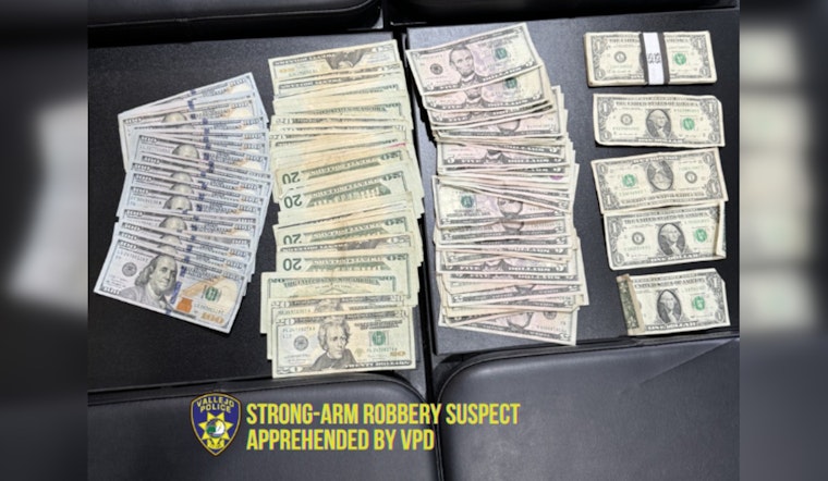 Daring Daylight Robbery in Vallejo Thwarted by GPS Tracking Mishap, Suspect Back in Custody