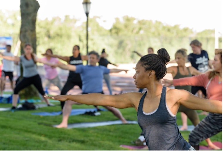 Discover Stress Relief with Free Soma Yoga Session at The Landing in Minnesota River Heritage Park