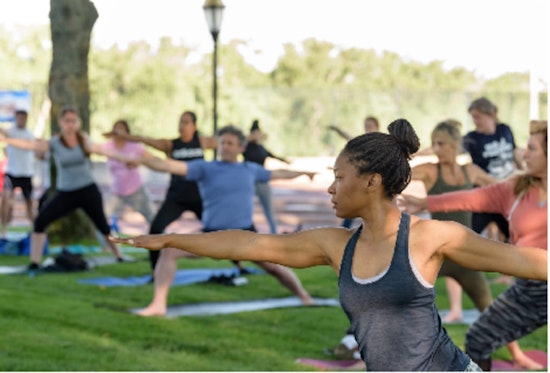 Discover Stress Relief with Free Soma Yoga Session at The Landing in Minnesota River Heritage Park