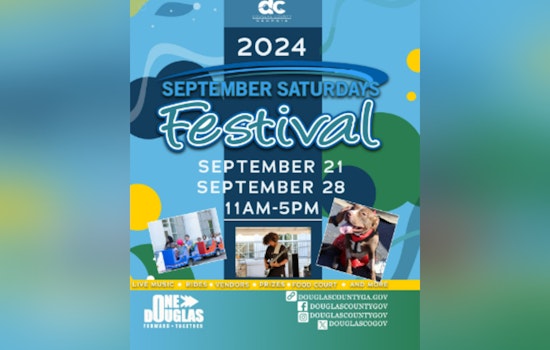 Douglas County to Bid Summer Farewell with September Saturdays Festival at Courthouse Grounds
