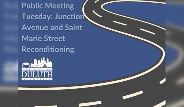 Duluth Citizens Invited to Involvement in Junction Avenue & Saint Marie Street Overhaul