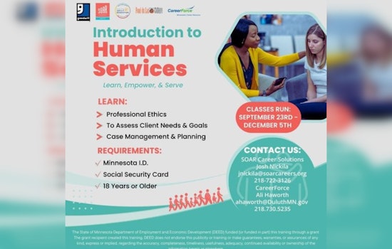 Duluth Workforce Development Launches Free Training for Mental Health and Addiction Treatment Jobs