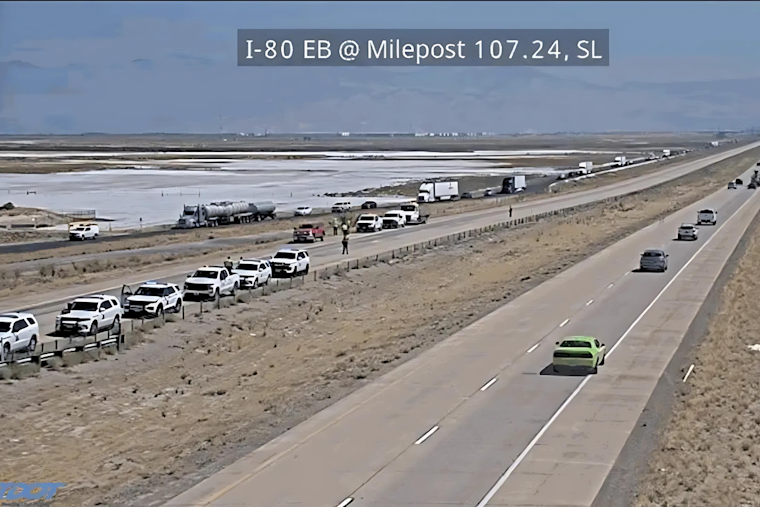 Dump Truck Driver Fatally Injured in Fiery I-80 Crash Near Saltair Following Mazda Tire Blowout