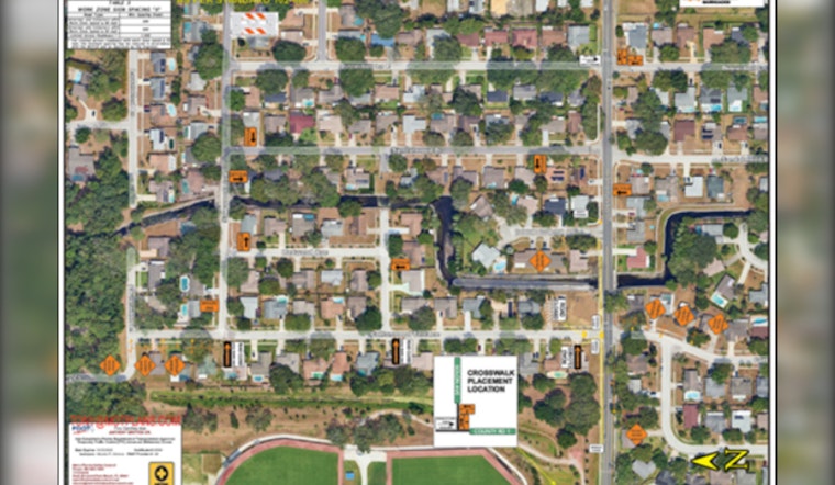 Dunedin Drivers Warned of Road Closure at Cottonwood Terrace Beginning August 15 for Lift Station Project