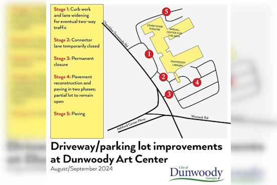 Dunwoody Library and Cultural Arts Center to Undergo Traffic Flow and Safety Enhancements