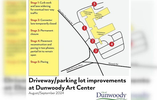 Dunwoody Library and Cultural Arts Center to Undergo Traffic Flow and Safety Enhancements