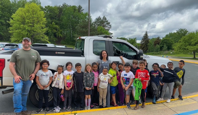 Eagan Students Team Up with City Forestry to Combat Invasive Garlic Mustard at Oak Ridge Elementary