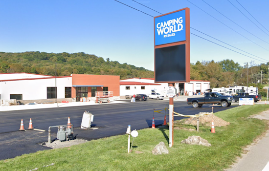 Early Morning Blaze Engulfs RVs at Camping World in Westmoreland County, No Injuries Reported