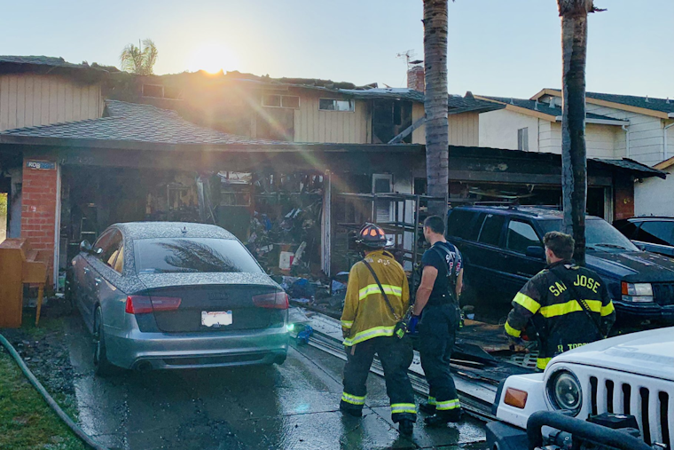 East San Jose Townhouse Blaze Injures Firefighter, Displaces 14 Residents