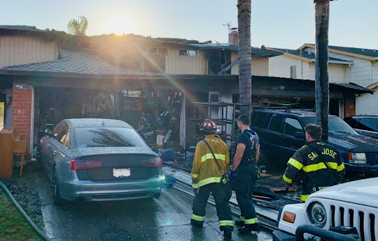 East San Jose Townhouse Blaze Injures Firefighter, Displaces 14 Residents