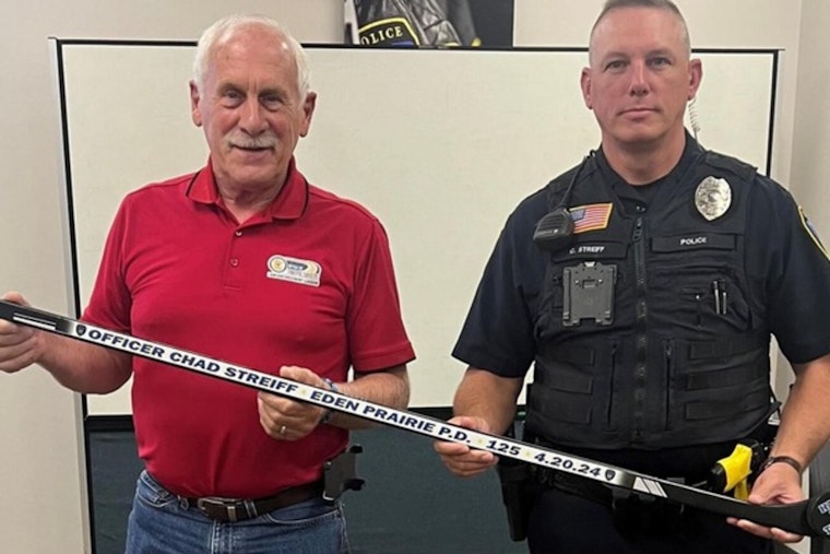 Eden Prairie Officer Celebrated with Hockey Stick for 'Hat Trick' of DUI Arrests in One Shift