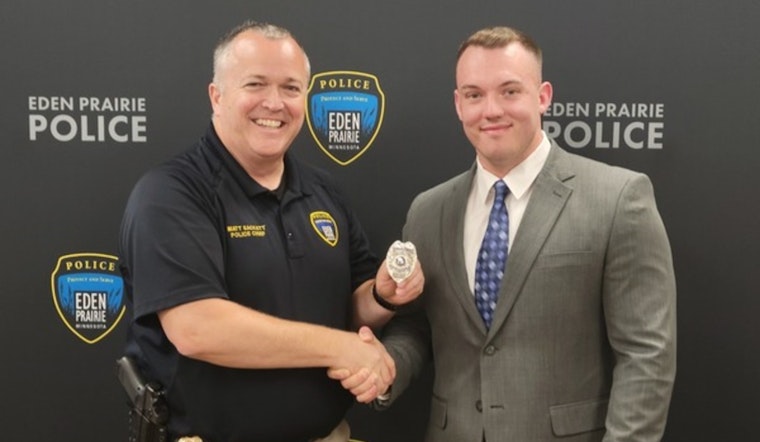 Eden Prairie Police Department Welcomes New Officer Isaac Martig to Its Ranks
