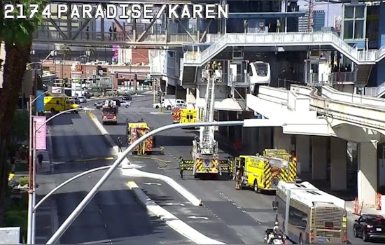 Electrical Failure Sparks Fire on Las Vegas Monorail, No Injuries Reported as Crews Douse Blaze Near Strip