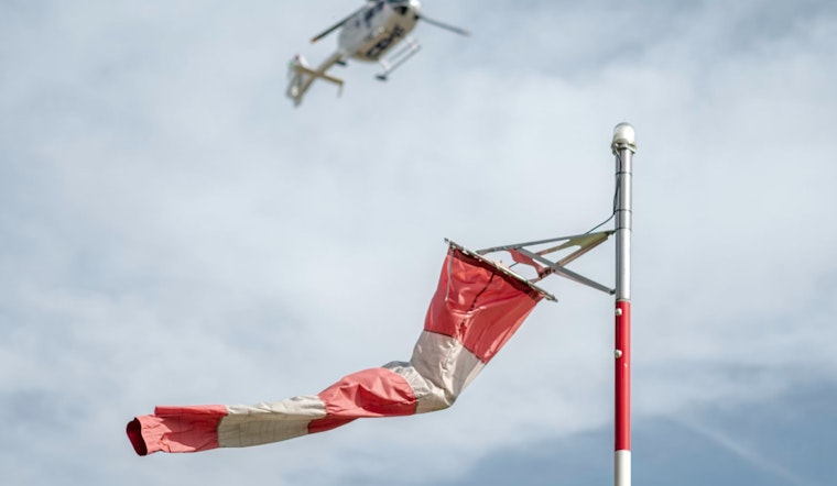 Emergency Landing for Medical Helicopter Carrying Burn Patient in Cypress as Patient is Safely Transferred