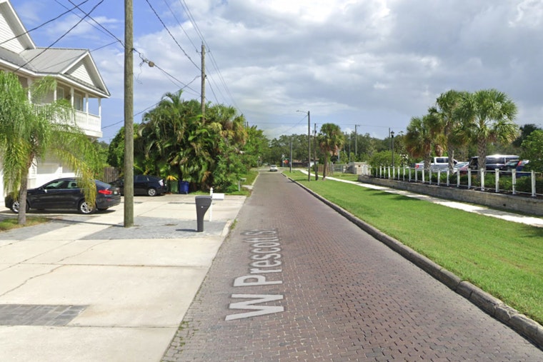 Emergency Repairs Pending as Tropical Storm Debby Damages Historic Brick Road in South Tampa