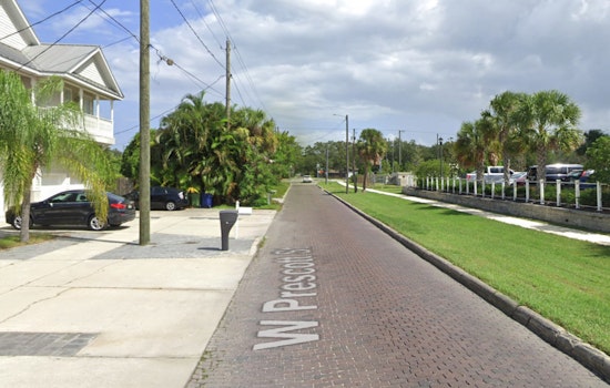 Emergency Repairs Pending as Tropical Storm Debby Damages Historic Brick Road in South Tampa
