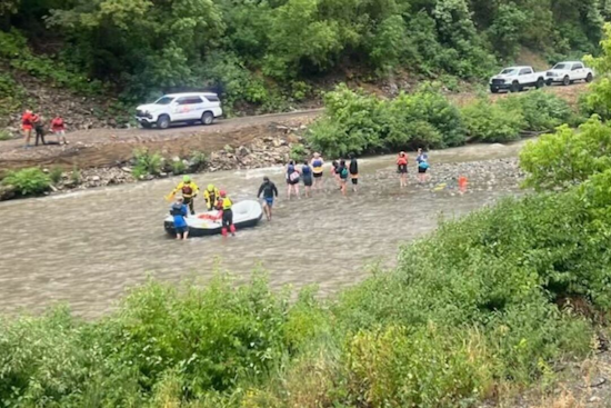 Emergency Services Conduct Successful Rescue of Stranded Tubers on Provo River
