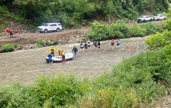 Emergency Services Conduct Successful Rescue of Stranded Tubers on Provo River