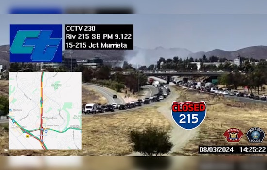 Evacuation Orders Lifted Following Quick Containment of Murrieta Fire; I-215 Reopened After Traffic Delays