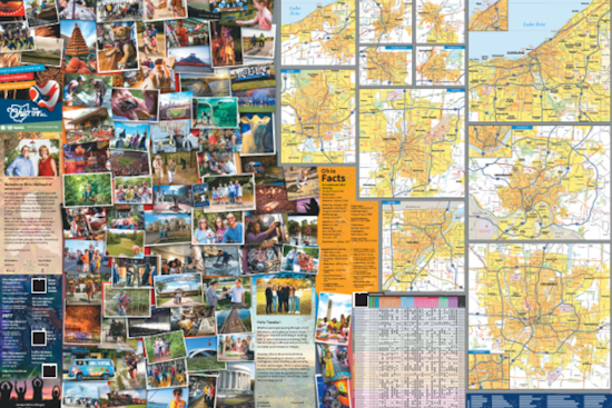 Explore "The Heart of It All", Ohio Unveils Traditional State Map for Summer Travelers
