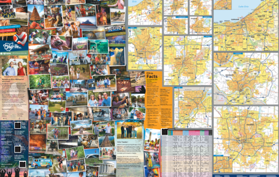 Explore "The Heart of It All", Ohio Unveils Traditional State Map for Summer Travelers