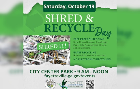 Fayetteville Gears Up for Eco-Friendly Shred & Recycle Day with Southern Conservation Trust