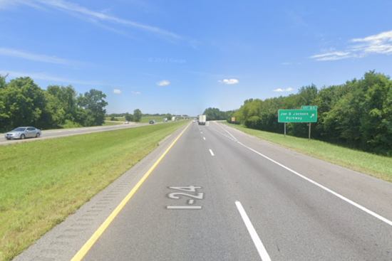FedEx Truck Fire on I-24 Near Joe B. Jackson Parkway Causes Traffic Shutdown and Delays Toward Chattanooga