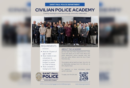 Final Week to Apply for St. Paul Police Department's Civilian Academy to Enhance Community Relations