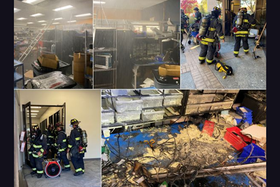 Firefighters Quell Electrical Fire at Mountain View Commercial Building; $200K in Damages Estimated