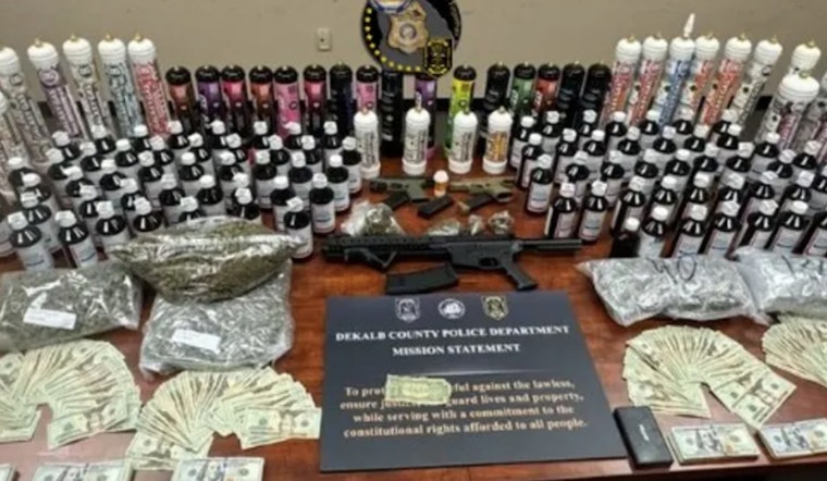 Five Arrested on Drug and Weapons Charges After DeKalb County Raid