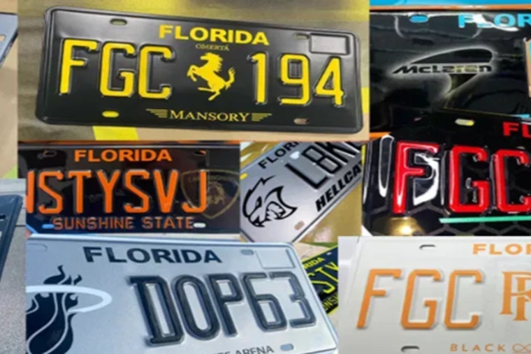Florida Highway Patrol Enforces Crackdown on Illegally Altered License Plates